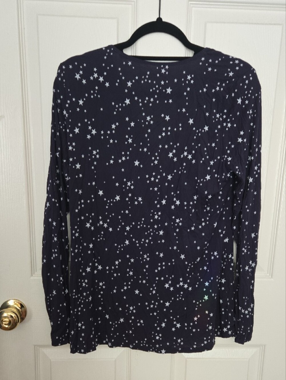 GAP Maternity Navy with White Star Print Top - Picture 4 of 4